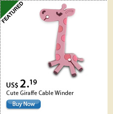Cute Giraffe Cable Winder