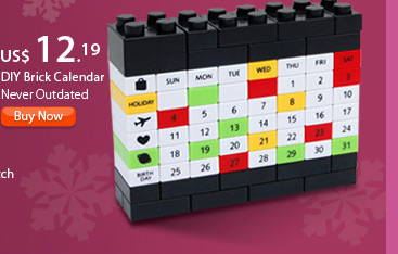 DIY Brick Calendar