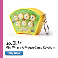 Mini Whack-A-Mouse Game Keychain