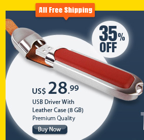 USB Driver With Leather Case (8 GB)