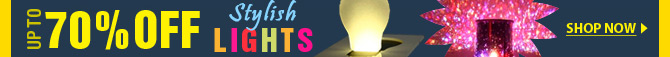 Up To 70% OFF Stylish Lights 
