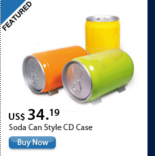 Soda Can Style CD Case
