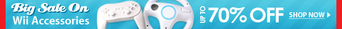 Big Sale On Wii Accessories Up To 70% OFF