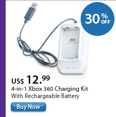 4-in-1 Xbox 360 Charging Kit
