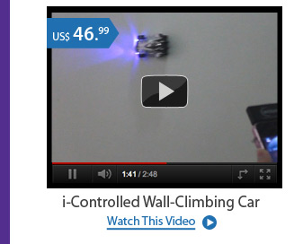 i-Controlled Wall-Climbing Car