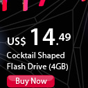 Cocktail Shaped Flash Drive (4GB)