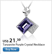 Tanzanite Purple Crystal Necklace