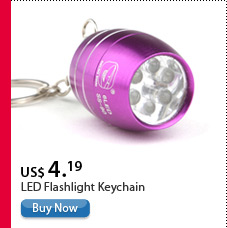 LED Flashlight Keychain