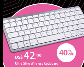 Ultra Slim Wireless Keyboard