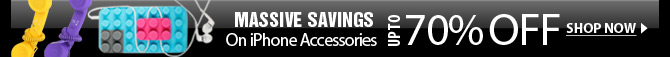Massive Savings On iPhone Accessories Up To 70% OFF
