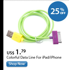 Colorful Data Line For iPad/iPhone
