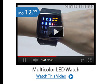 Multicolor LED Watch