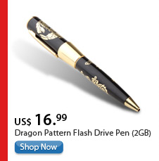 Dragon Pattern Flash Drive Pen (2GB)