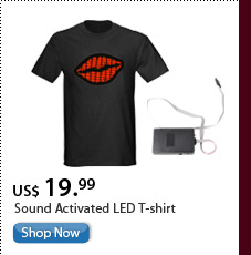 Sound Activated LED T-shirt