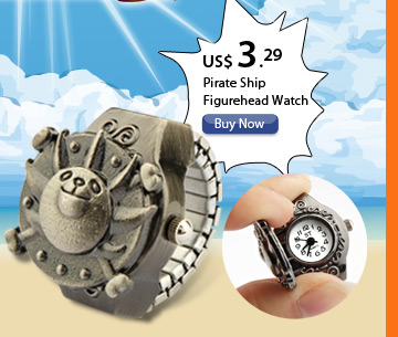 Pirate Ship Figurehead Watch