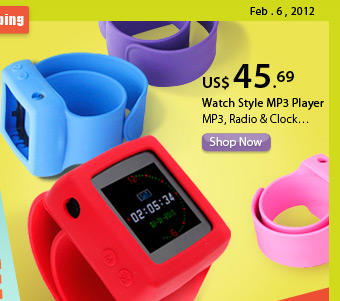 Watch Style MP3 Player