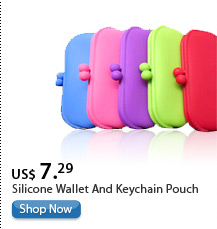 Silicone Wallet And Keychain Pouch
