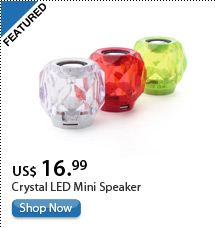 Crystal LED Mini Speaker