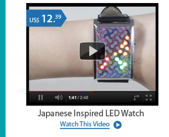 Japanese Inspired LED Watch