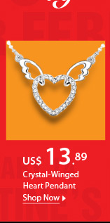Crystal-Winged Heart Pendant