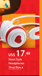 Heart Style Headphones