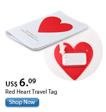Red Heart Travel Tag