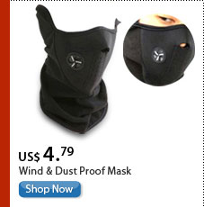 Wind & Dust Proof Mask