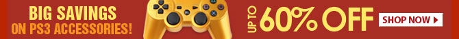 Big Savings On PS3 Accessories! Up To 60% OFF