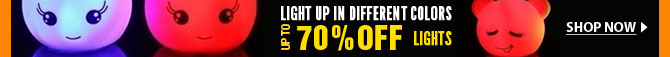 Light Up In Different Colors Up To 70% OFF Lights