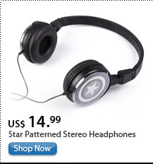 Star Patterned Stereo Headphones