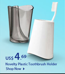 Novelty Plastic Toothbrush Holder