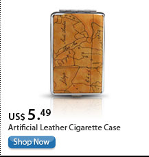 Artificial Leather Cigarette Case