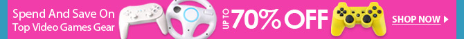 Spend And Save On Top Video Games Gear Up To 70% OFF
