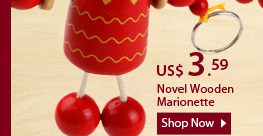 Novel Wooden Marionette