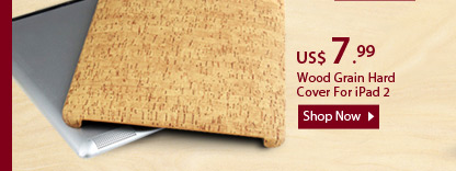 Wood Grain Hard Cover For iPad 2