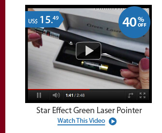 Star Effect Green Laser Pointer