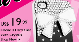 iPhone 4 Hard Case With Crystals 