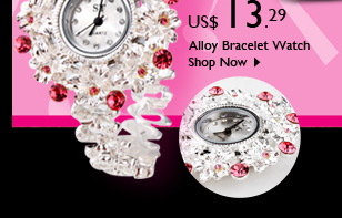 Alloy Bracelet Watch