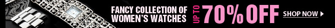 Fancy Collection Of Women’s Watches Up To 70% OFF