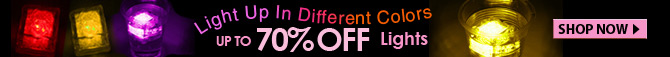 Light Up In Different Colors Up To 70% OFF Lights
