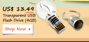 Transparent USB Flash Drive (4GB)