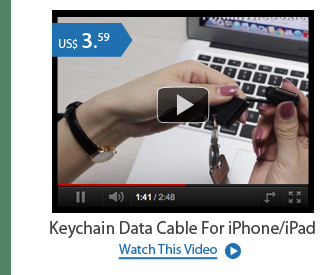 Keychain Data Cable For iPhone/iPad