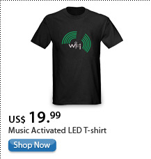 Music Activated LED T-shirt