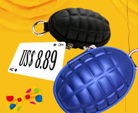 Grenade Style Purse