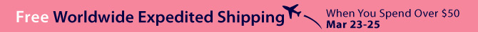 Free Worldwide Expedited Shipping 