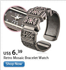 Retro Mosaic Bracelet Watch