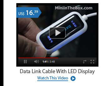 Data Link Cable With LED Display