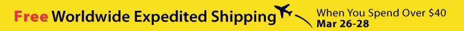 Free Worldwide Expedited Shipping 