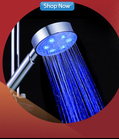 4" 6–LED Shower Head