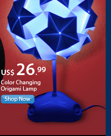 Color Changing Origami Lamp